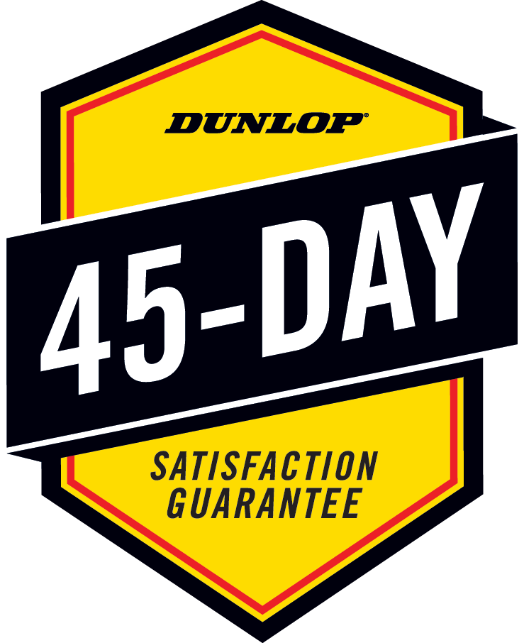 Dunlop 45-Day Guarantee Badge